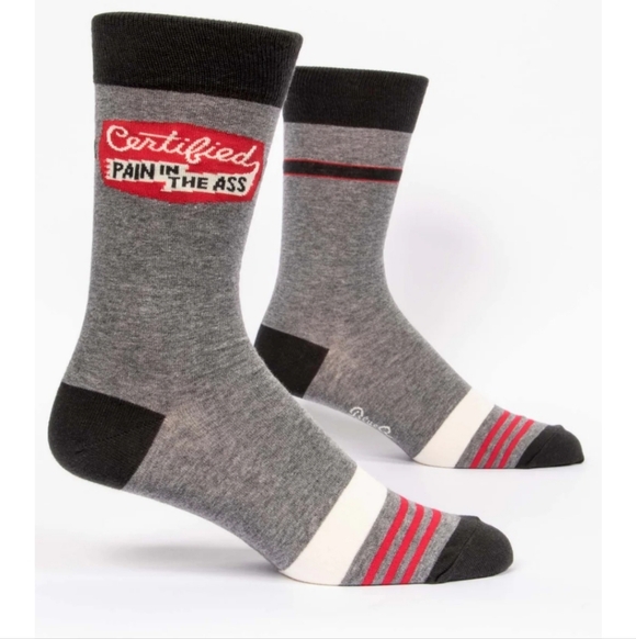 Blue Q Other - ⭐3 For $21⭐ Blue Q Certified Pain In The Ass Men's Socks